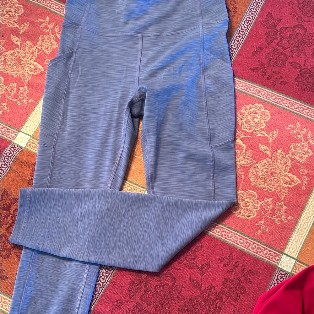 Lululemon athletica Gray Athletic Leggings with side pockets
